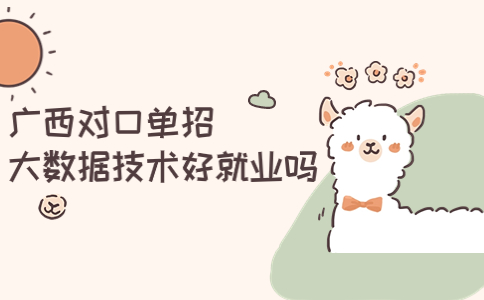 广西对口单招大数据技术就业