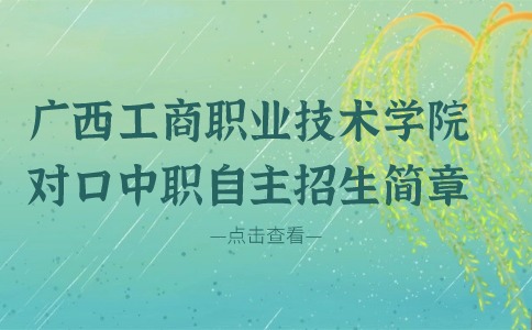 2010年广西工商职业技术学院对口中职自主招生简章