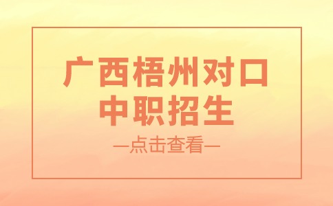 2024年广西梧州对口中职招生录取查询