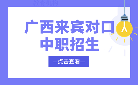 2024年广西来宾对口中职招生录取查询